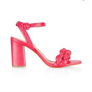 Saks Fifth Avenue Leather Heel Sandal
